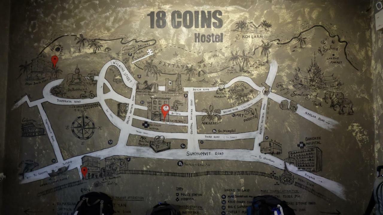 18 Coins Budget Hotel Патая Екстериор снимка
